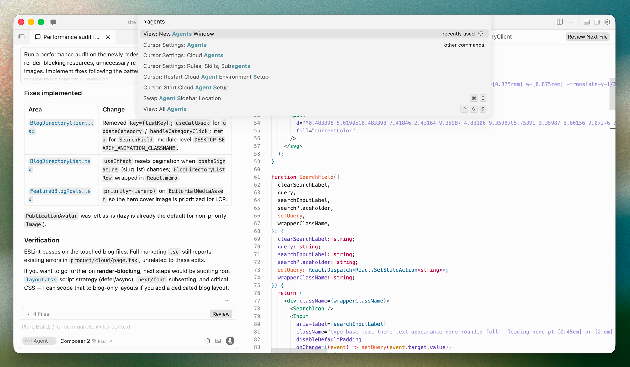 Cursor screenshot 1