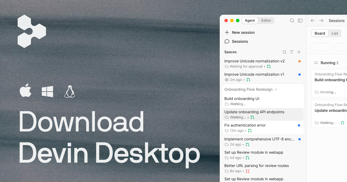 Devin Desktop screenshot 1