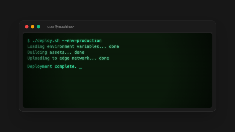 CRT Terminal Window screenshot 1