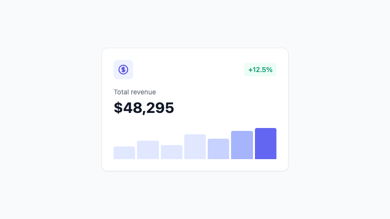 Dashboard Stats Card screenshot 1