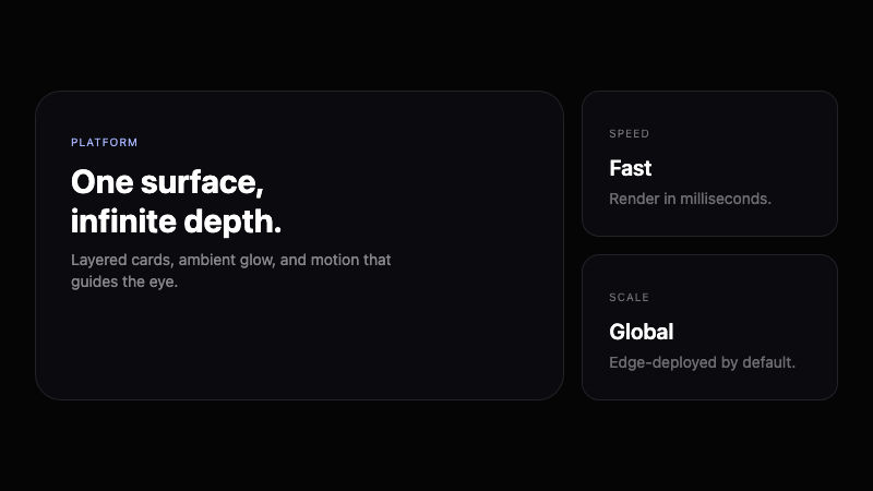 Depth Bento Grid screenshot 1
