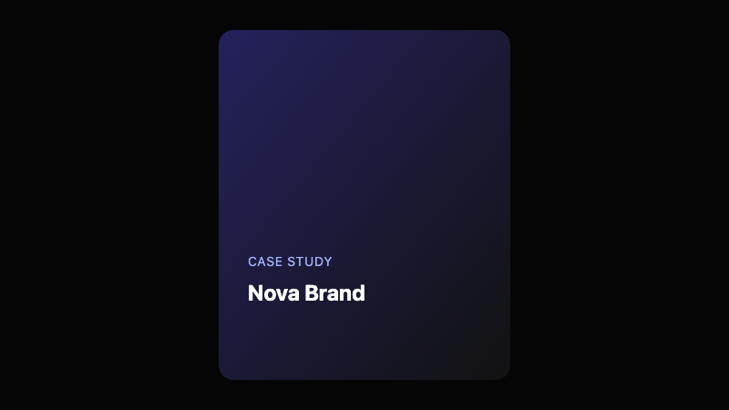 Hover Reveal Card screenshot 1