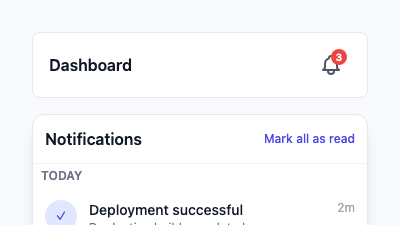 Notification Dropdown