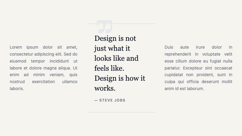 Editorial Pull Quote screenshot 1