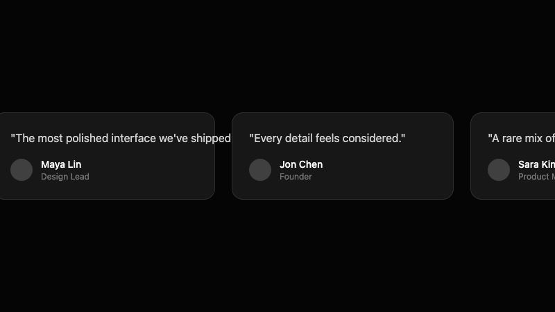 Testimonial Marquee screenshot 1